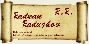 Radman Radujkov vizit kartica